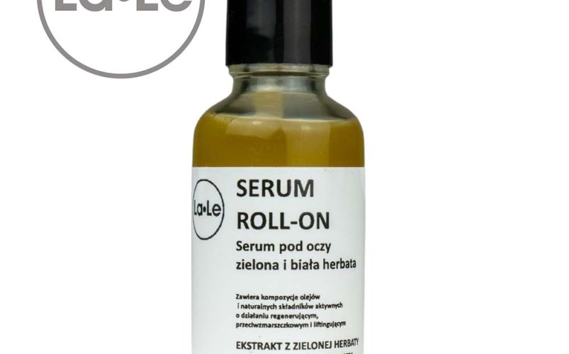 Roll-On serum pod oczy zielona i biała herbata