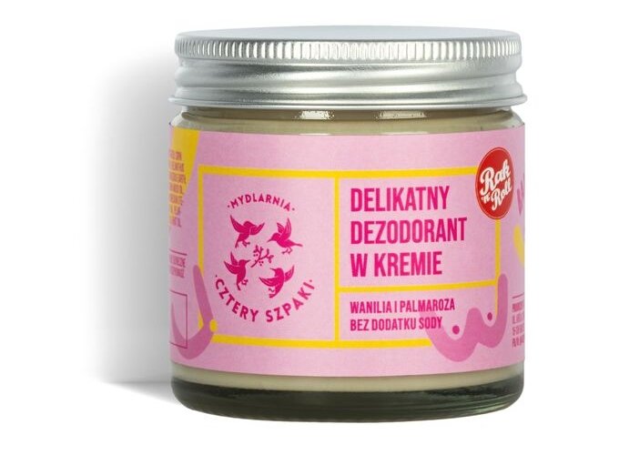 Delikatny dezodorant w kremie Badaj Się (bez sody)