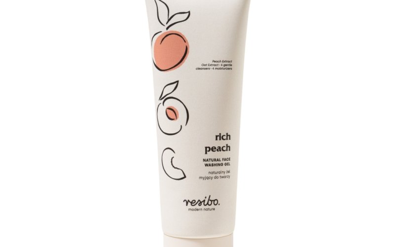 Rich Peach naturalny żel do mycia twarzy