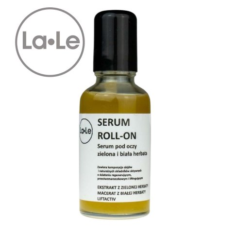 Roll-On serum pod oczy zielona i biała herbata